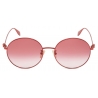 Alexander McQueen - Occhiale da Sole Rotondi Light Skull - Rosso - Alexander McQueen Eyewear