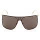 Alexander McQueen - Occhiali da Sole con Maschera Teschio - Oro Grigio - Alexander McQueen Eyewear