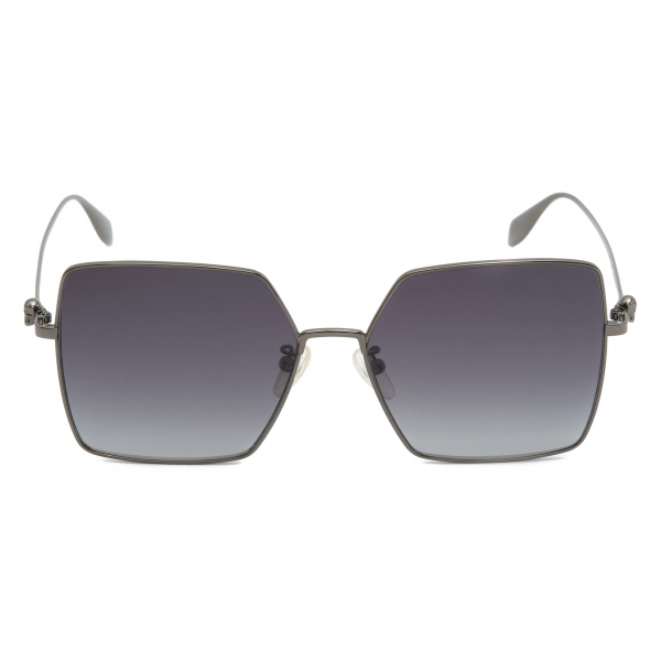 Alexander McQueen - Occhiali da Sole Quadrati Light Skull - Rutenio Grigio - Alexander McQueen Eyewear