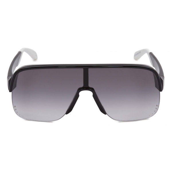 Alexander McQueen - Occhiali da Sole con Visiera Court - Nero Grigio - Alexander McQueen Eyewear