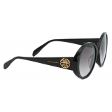 Alexander McQueen - Light Skull Pilot Sunglasses - Black Grey - Alexander McQueen Eyewear