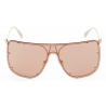 Alexander McQueen - Skull Mask Sunglasses - Gold Brown - Alexander McQueen Eyewear
