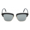 Alexander McQueen - Piercing Square Sunglasses - Black Grey - Alexander McQueen Eyewear