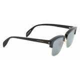 Alexander McQueen - Piercing Square Sunglasses - Black Grey - Alexander McQueen Eyewear