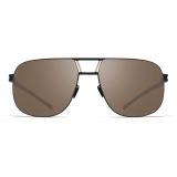 Mykita - Al - NO1 - Black Silver Brown - Metal Collection - Sunglasses - Mykita Eyewear