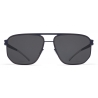 Mykita - Perry - NO1 - Indaco Sabbia Scura Grigio - Metal Collection - Occhiali da Sole - Mykita Eyewear