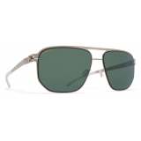 Mykita - Perry - NO1 - Matte Silver Black Green - Metal Collection - Sunglasses - Mykita Eyewear