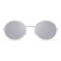 Mykita - Giselle - Decades - Silver White - Metal Collection - Sunglasses - Mykita Eyewear