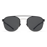 Mykita - Park - Decades - Argento Opaco Nero Grigio Scuro - Metal Collection - Occhiali da Sole - Mykita Eyewear