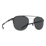 Mykita - Park - Decades - Argento Opaco Nero Grigio Scuro - Metal Collection - Occhiali da Sole - Mykita Eyewear