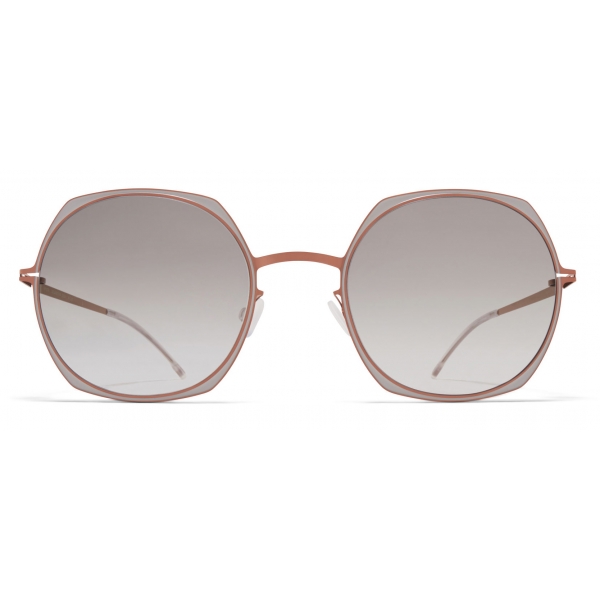 Mykita - Zelda - Decades - Rame Lucido Grigio Pietra - Metal Collection - Occhiali da Sole - Mykita Eyewear