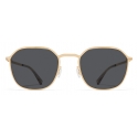 Mykita - Felix - Lite - Champagne Gold Dark Grey - Metal Collection - Sunglasses - Mykita Eyewear