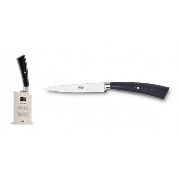 Coltellerie Berti - 1895 - Straight Paring Knife Set - N. 9415 - Exclusive Artisan Knives - Handmade in Italy