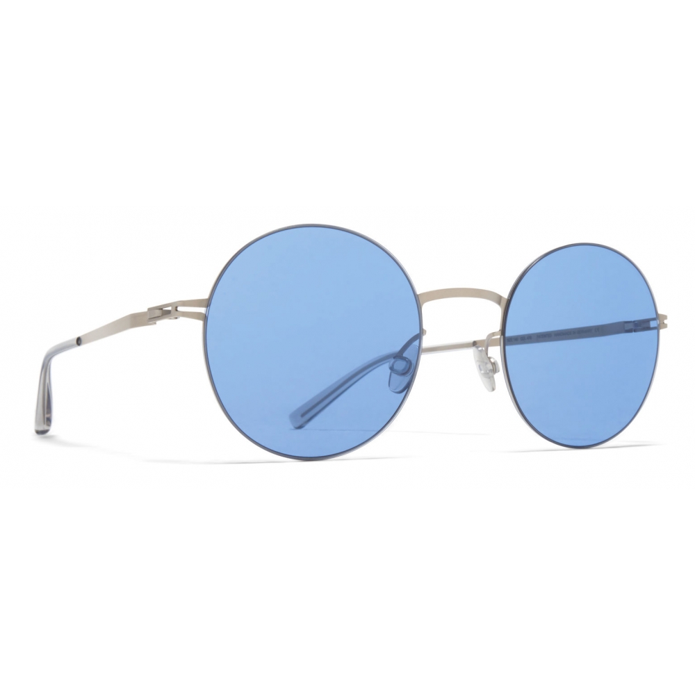 Mykita - Kayo - Lessrim - Matte Silver Cerulean Blue - Metal