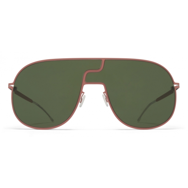 Mykita - Studio 12.1 - Mykita Studio - Pink Clay Olive Green - Metal Collection - Sunglasses - Mykita Eyewear