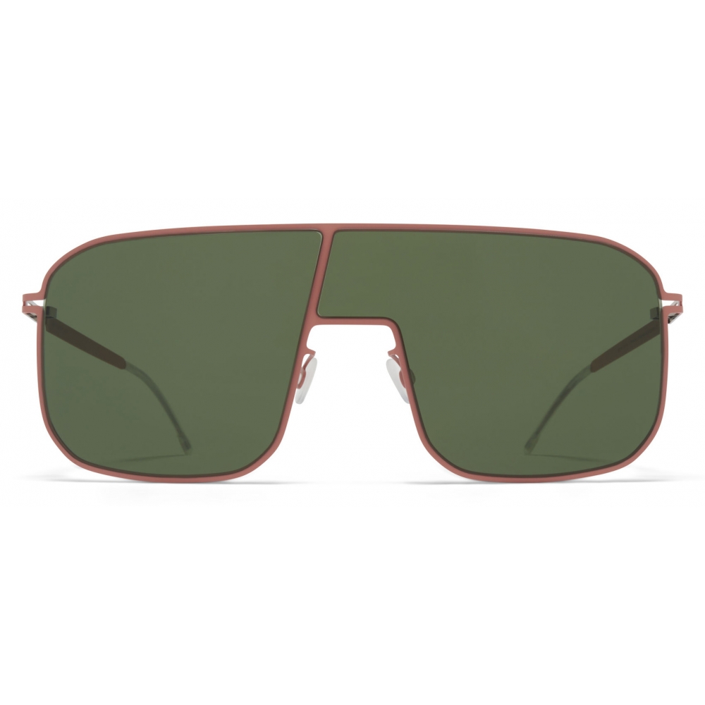 Mykita - Studio 12.2 - Mykita Studio - Pink Clay Olive Green - Metal Collection - Sunglasses - Mykita Eyewear