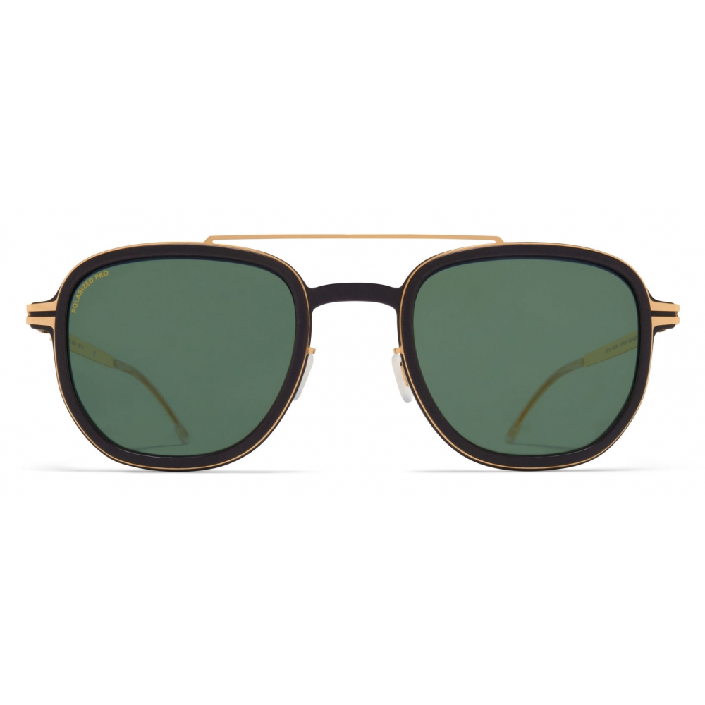 Mykita - Alder - Mykita Mylon - Black Gold Green - Mylon Collection - Sunglasses - Mykita Eyewear