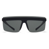 Mykita - MMCIRCLE002 - Mykita & Maison Margiela - Black Dark Grey - Mylon Collection - Sunglasses - Mykita Eyewear