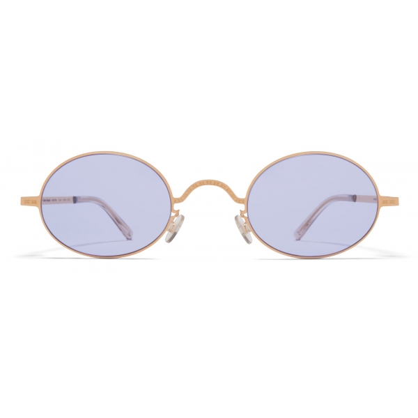 Mykita - MMCRAFT005 - Mykita & Maison Margiela - Champagne Oro Viola - Metal Collection - Occhiali da Sole - Mykita Eyewear