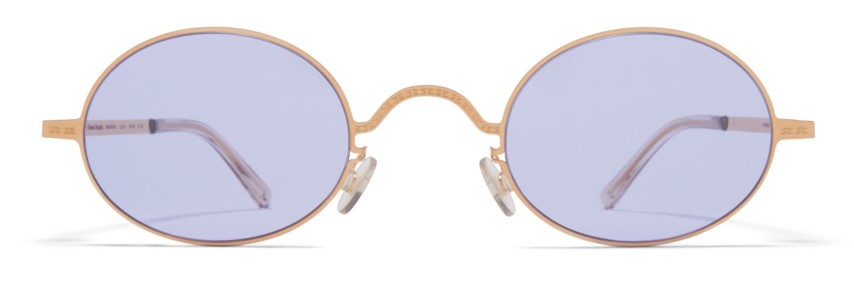 Mykita - MMCRAFT005 - Mykita & Maison Margiela - Champagne Oro Viola -  Metal Collection - Occhiali da Sole - Mykita Eyewear - Avvenice