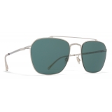 Mykita - MMCRAFT006 - Mykita & Maison Margiela - Silver Dark Green - Metal Collection - Sunglasses - Mykita Eyewear