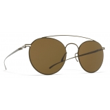 Mykita - MMESSE007 - Mykita & Maison Margiela - Camou Green Brown - Metal Collection - Sunglasses - Mykita Eyewear