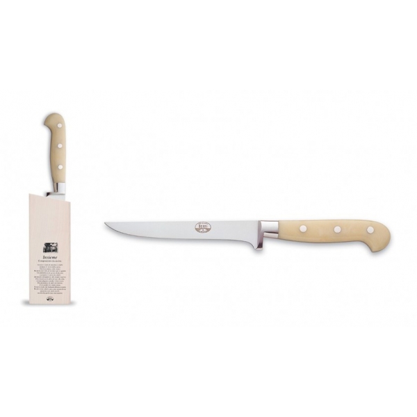 Coltellerie Berti - 1895 - Large Boning Knife Set - N. 9898 - Exclusive Artisan Knives - Handmade in Italy