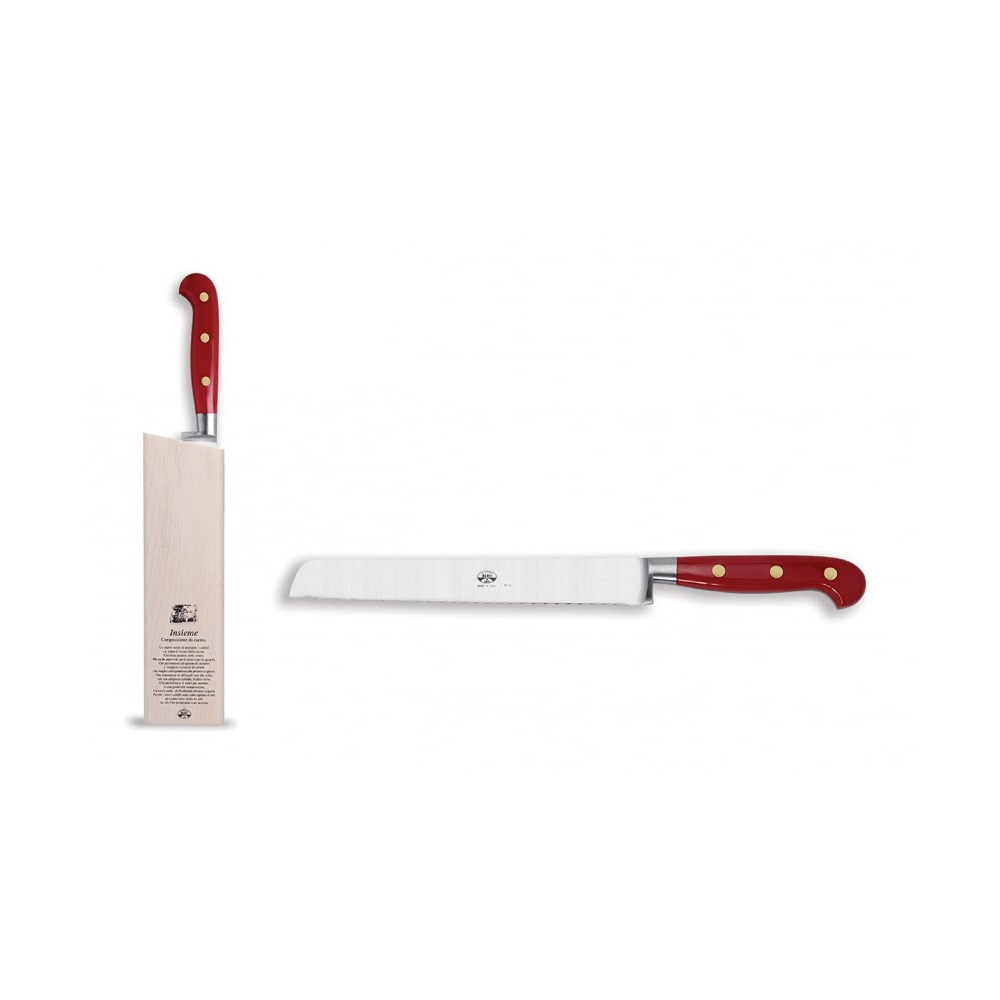 Coltellerie Berti - 1895 - Bread Knife Set - N. 92392 - Exclusive Artisan Knives - Handmade in Italy