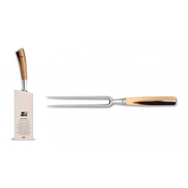 Coltellerie Berti - 1895 - Together Roast Fork - N. 92720 - Exclusive Artisan Knives - Handmade in Italy