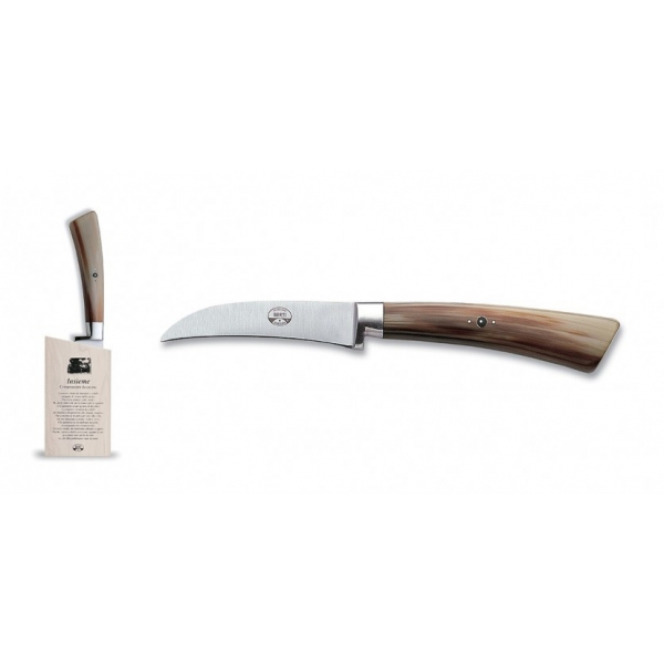 Coltellerie Berti - 1895 - Curved Paring Knife Set - N. 9216 - Exclusive Artisan Knives - Handmade in Italy