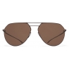Mykita - MMESSE027 - Mykita & Maison Margiela - Dark Caramel Brown - Metal Collection - Sunglasses - Mykita Eyewear
