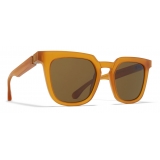 Mykita - MMRAW008 - Mykita & Maison Margiela - Amber Brown - Acetate Collection - Sunglasses - Mykita Eyewear
