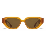 Mykita - MMRAW015 - Mykita & Maison Margiela - Amber Brown - Acetate Collection - Sunglasses - Mykita Eyewear