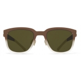 Mykita - Deep - Mykita & Bernhard Willhelm - Umber Silver Green - Mylon Collection - Sunglasses - Mykita Eyewear