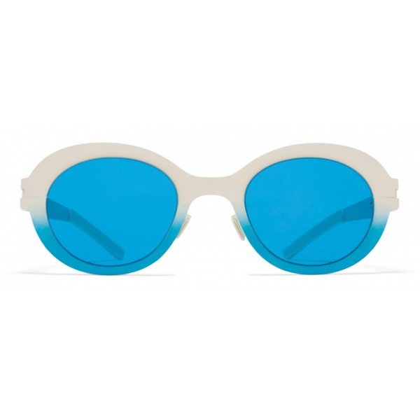 Mykita - Focus - Mykita & Bernhard Willhelm - White Turquoise - Mylon Collection - Sunglasses - Mykita Eyewear