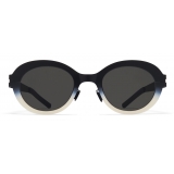 Mykita - Focus - Mykita & Bernhard Willhelm - Black White Dark Grey - Mylon Collection - Sunglasses - Mykita Eyewear