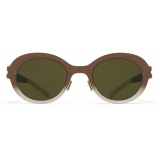 Mykita - Focus - Mykita & Bernhard Willhelm - Umber Silver Green - Mylon Collection - Sunglasses - Mykita Eyewear