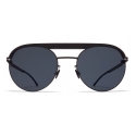 Mykita - ML01 - Mykita | Leica - Black Silver Amber - Metal Collection - Sunglasses - Mykita Eyewear