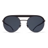 Mykita - ML01 - Mykita | Leica - Nero Argento Ambra - Metal Collection - Occhiali da Sole - Mykita Eyewear
