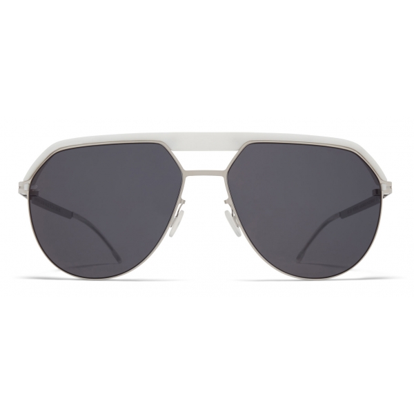 Mykita - ML02 - Mykita | Leica - Bianco Argento Nero - Metal Collection - Occhiali da Sole - Mykita Eyewear