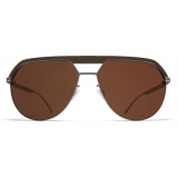 Mykita - ML02 - Mykita | Leica - Green Graphite Brown - Metal Collection - Sunglasses - Mykita Eyewear
