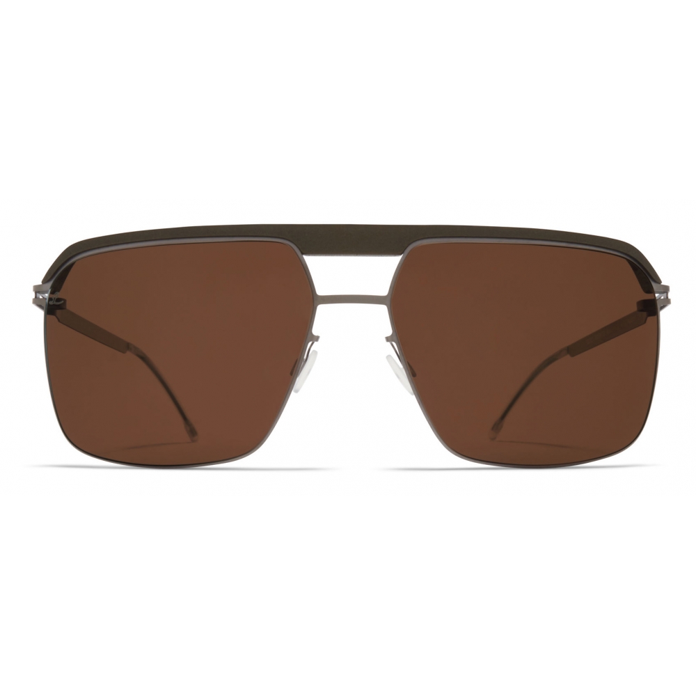 Mykita - ML03 - Mykita | Leica - Green Graphite Brown - Metal Collection - Sunglasses - Mykita Eyewear