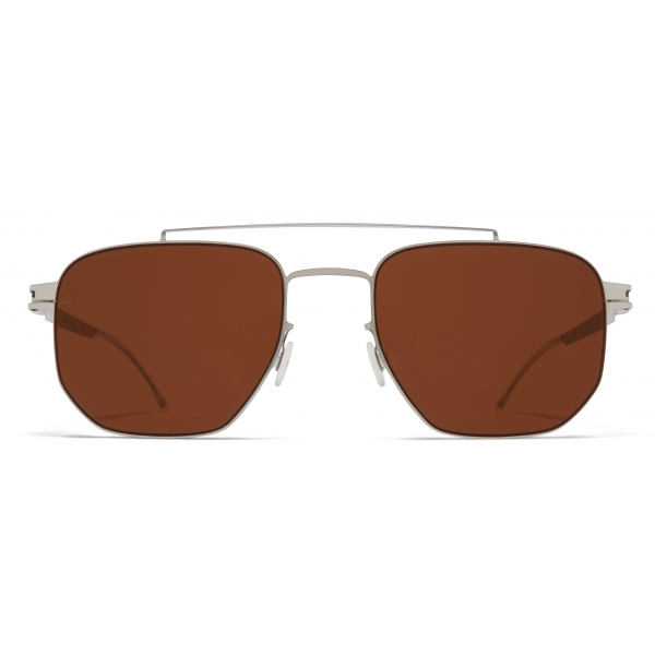 Mykita - ML05 - Mykita | Leica - Argento Grigio Ambra - Metal Collection - Occhiali da Sole - Mykita Eyewear