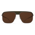 Mykita - ML06 - Mykita | Leica - Verde Grafite Marrone - Metal Collection - Occhiali da Sole - Mykita Eyewear