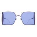 Mykita - HL003 - Mykita & Helmut Lang - Mulberry Purple - Metal Collection - Sunglasses - Mykita Eyewear