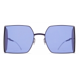 Mykita - HL003 - Mykita & Helmut Lang - Mulberry Purple - Metal Collection - Sunglasses - Mykita Eyewear