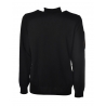 C.P. Company - Pullover Girocollo di Lana Pettinata - Antracite - Maglia - Luxury Exclusive Collection