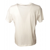 C.P. Company - T-Shirt con Riquadro Gommato - Bianco - Maglia - Luxury Exclusive Collection