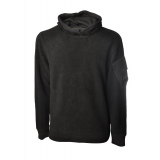 C.P. Company - Hooded Sweatshirt with Pocket - Black - Sweater - Luxury Exclusive Collection