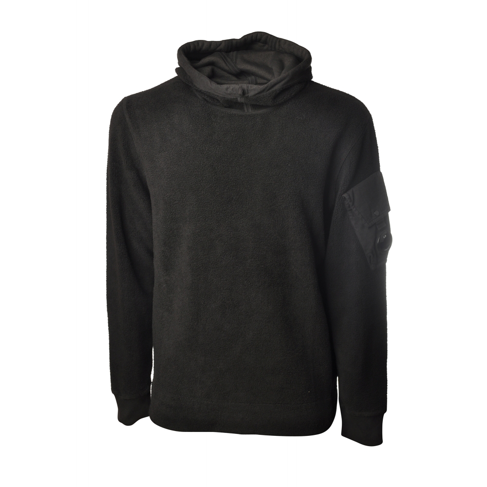 C.P. Company - Hooded Sweatshirt with Pocket - Black - Sweater - Luxury Exclusive Collection